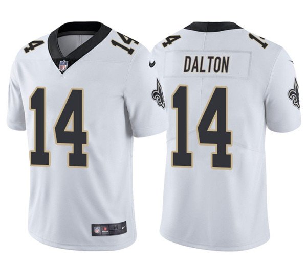 White New Orleans Saints #14 Jalen Dalton Vapor Limited Stitched Jersey - NOS104
