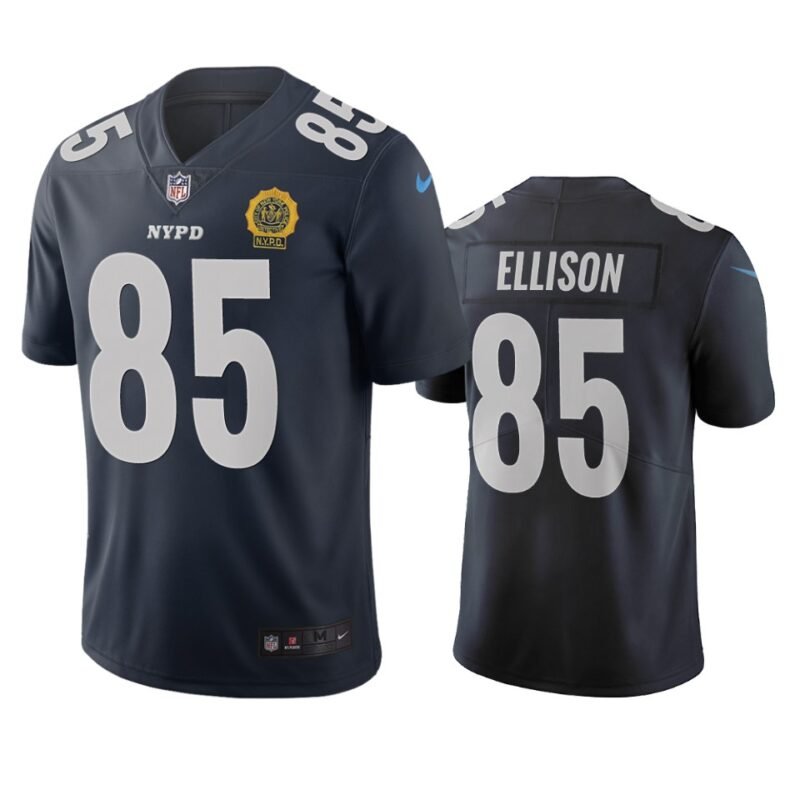 New York Giants #85 Rhett Ellison Navy Vapor Limited City Edition NFL Jersey - NYG55