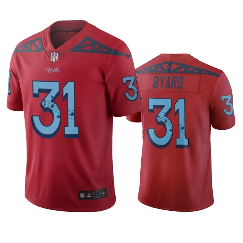 Tennessee Titans #31 Kevin Byard Red Vapor Limited City Edition NFL Jersey - TNT234