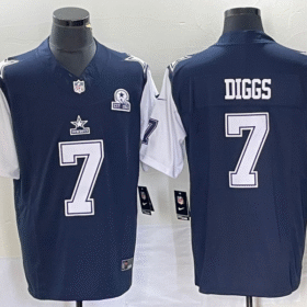Navy Dallas Cowboys #7 Trevon Diggs 2023 F.U.S.E. With 1960 Patch Vapor Limited Stitched Football Jersey - DLC243