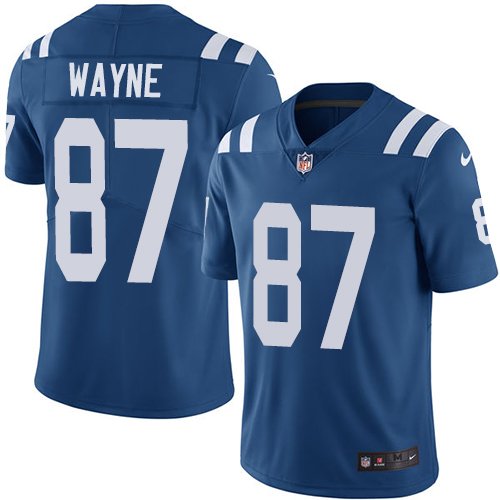 Nike Colts #87 Reggie Wayne Royal Blue Team Color Stitched NFL Vapor Untouchable Limited Jersey - IDC160