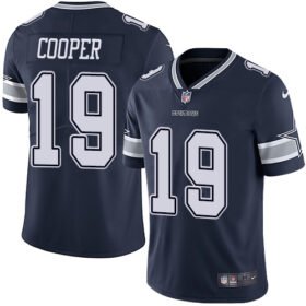 Nike Cowboys #19 Amari Cooper Navy Blue Team Color Stitched NFL Vapor Untouchable Limited Jersey - DLC102