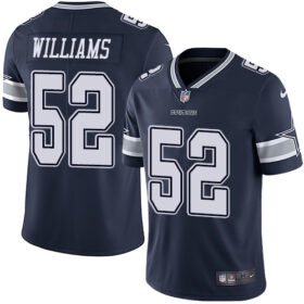 Nike Cowboys #52 Connor Williams Navy Blue Team Color Stitched NFL Vapor Untouchable Limited Jersey - DLC14
