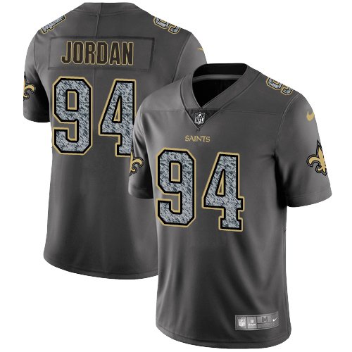 Nike Saints #94 Cameron Jordan Gray Static Stitched NFL Vapor Untouchable Limited Jersey - NOS98