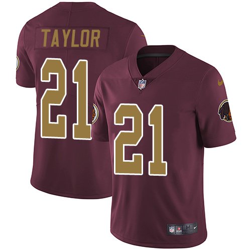 Nike Redskins #21 Sean Taylor Burgundy Red Alternate Stitched NFL Vapor Untouchable Limited Jersey - WAC92