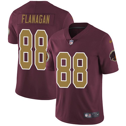 Nike Redskins #88 Matt Flanaga Burgundy Red Alternate Stitched NFL Vapor Untouchable Limited Jersey - WAC122