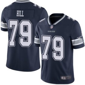 Nike Cowboys #79 Trysten Hill Navy Blue Team Color Stitched NFL Vapor Untouchable Limited Jersey - DLC475