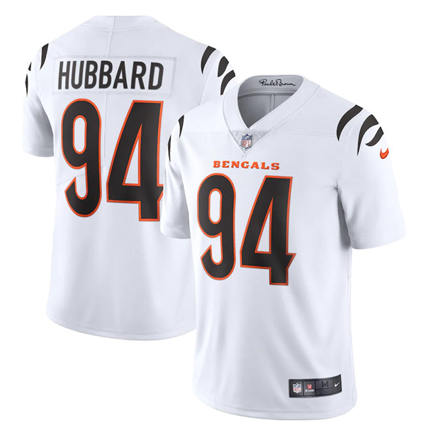 White Cincinnati Bengals #94 Sam Hubbard 2021 New Vapor Untouchable Limited Stitched Jersey - CCB270