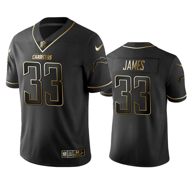 Chargers #33 Derwin James Stitched NFL Vapor Untouchable Limited Black Golden Jersey - LCJ60