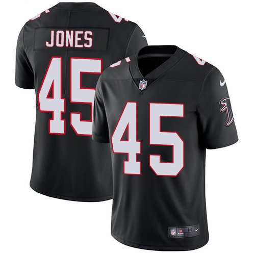 Nike Falcons #45 Deion Jones Black Alternate Stitched NFL Vapor Untouchable Limited Jersey - AFJ201
