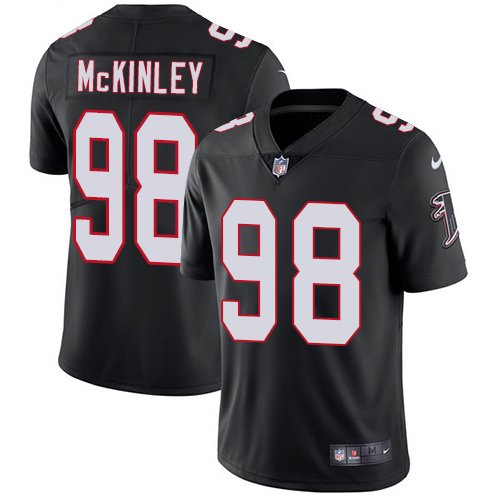 Nike Falcons #98 Takkarist McKinley Black Alternate Stitched NFL Vapor Untouchable Limited Jersey - AFJ71