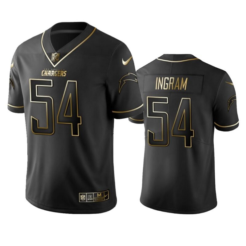 Chargers #54 Melvin Ingram Stitched NFL Vapor Untouchable Limited Black Golden Jersey - LCJ17