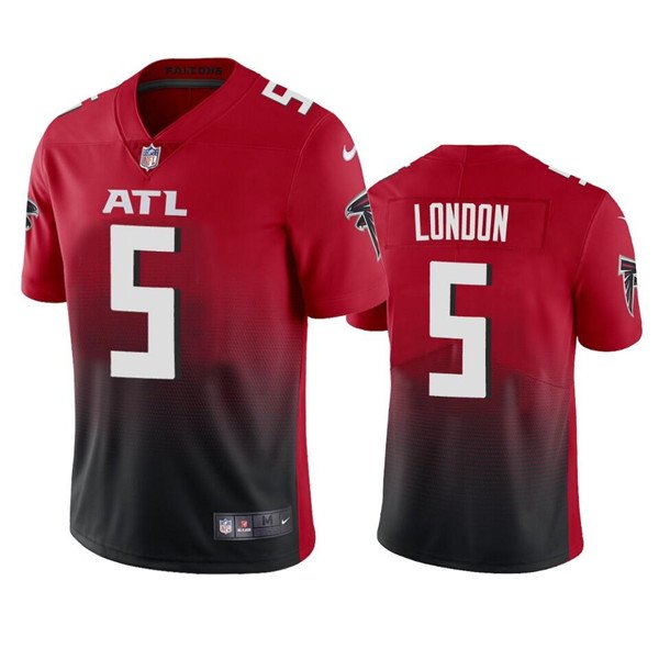 Red/Black Atlanta Falcons #5 Drake London Vapor Untouchable Limited Stitched Jersey - AFJ08