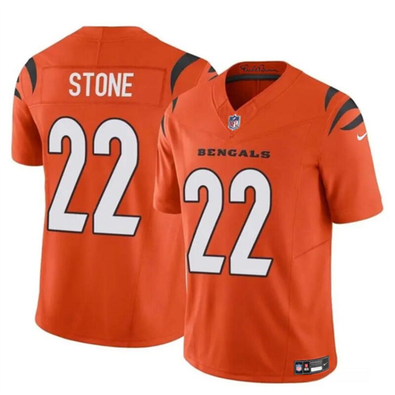 Orange Cincinnati Bengals #22 Geno Stone 2023 F.U.S.E Vapor Untouchable Limited Stitched Jersey - CCB112
