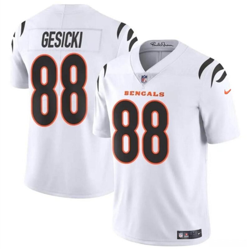 White Cincinnati Bengals #88 Mike Gesicki Vapor Untouchable Limited Stitched Jersey - CCB02