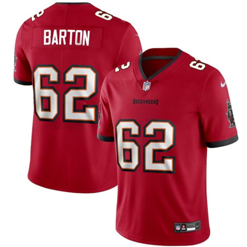 Red Tampa Bay Buccaneers #62 Graham Barton 2024 Draft Vapor Limited Stitched Jersey - TBB35