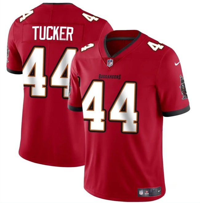 Red Tampa Bay Buccaneers #44 Sean Tucker Vapor Limited Stitched Jersey - TBB191