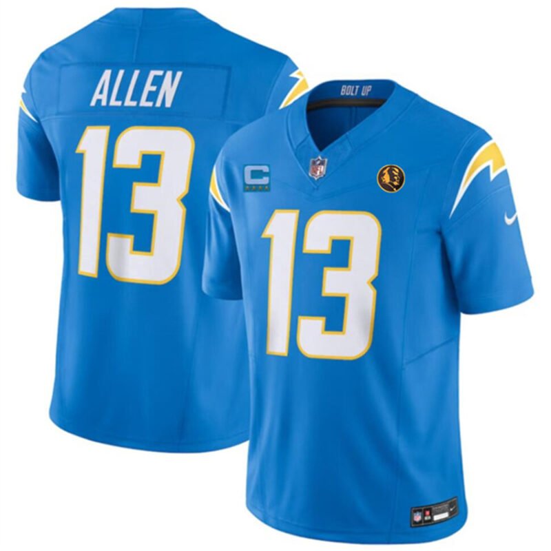 Light Blue Los Angeles Chargers #13 Keenan Allen 2023 F.U.S.E. With John Madden Patch Vapor Limited Stitched Football Jersey - LCJ193