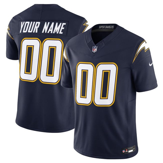 Navy Los Angeles Chargers Active Player Custom 2025 F.U.S.E. Alternate Vapor Limited Stitched Football Jersey - LCJ46
