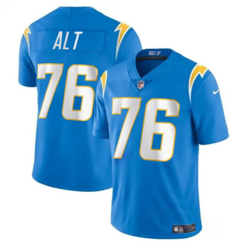 Light Blue Los Angeles Chargers #76 Joe Alt Vapor Limited Stitched Football Jersey - LCJ83