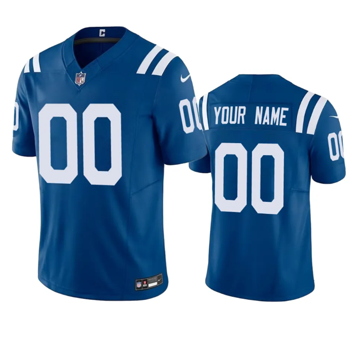 Blue Indianapolis Colts Active Player Custom 2023 F.U.S.E Vapor Untouchable Stitched Football Jersey - IDC259