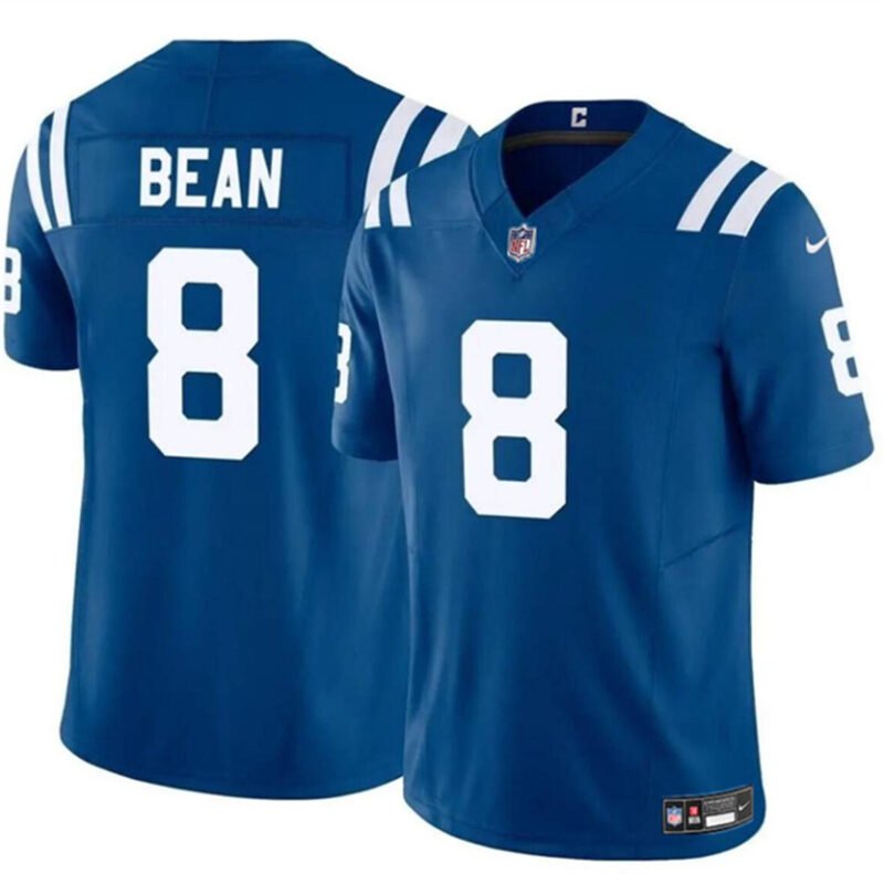 Blue Indianapolis Colts #8 Jason Bean 2024 F.U.S.E. Vapor Limited Stitched Football Jersey - IDC182