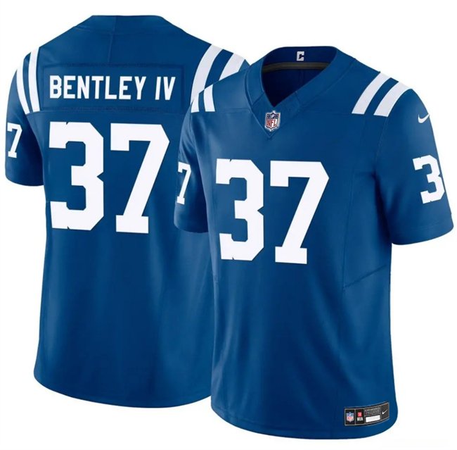 Blue Indianapolis Colts #37 Ulysses Bentley IV 2025 F.U.S.E. Vapor Limited Stitched Football Jersey - IDC129