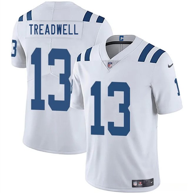 White Indianapolis Colts #13 Laquon Treadwell 2025 Vapor Limited Stitched Football Jersey - IDC14