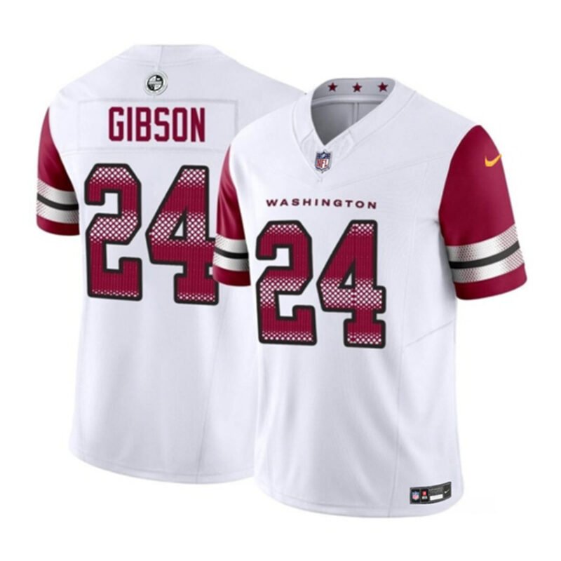 White Washington Commanders #24 Antonio Gibson 2023 F.U.S.E. Vapor Limited Stitched Football Jersey - WAC185