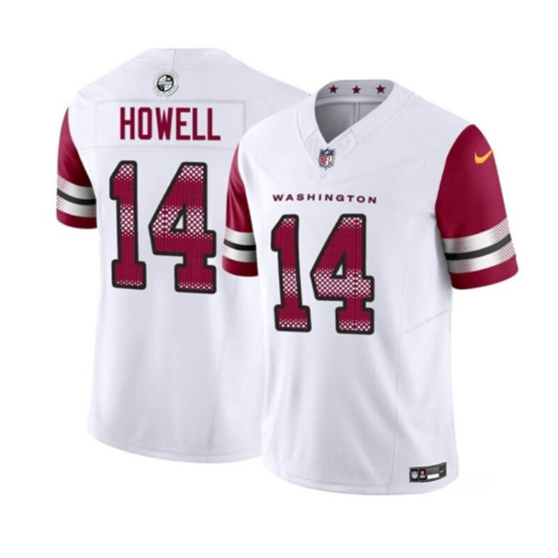 White Washington Commanders #14 Sam Howell 2023 F.U.S.E. Vapor Limited Stitched Football Jersey - WAC03