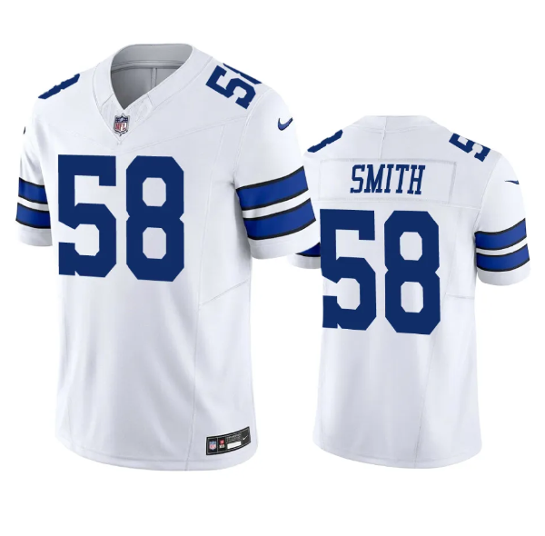 White Dallas Cowboys #58 Mazi Smith 2023 F.U.S.E. Vapor Limited Stitched Football Jersey - DLC259