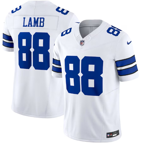 White Dallas Cowboys #88 CeeDee Lamb 2023 F.U.S.E. Vapor Untouchable Stitched Football Jersey - DLC226