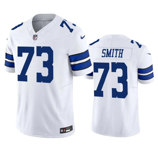 White Dallas Cowboys #73 Tyler Smith 2023 F.U.S.E. Vapor Limited Stitched Football Jersey - DLC233