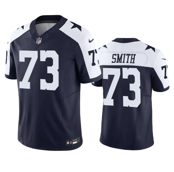 Navy Dallas Cowboys #73 Tyler Smith 2023 F.U.S.E. Vapor Limited Stitched Football Jersey - DLC80