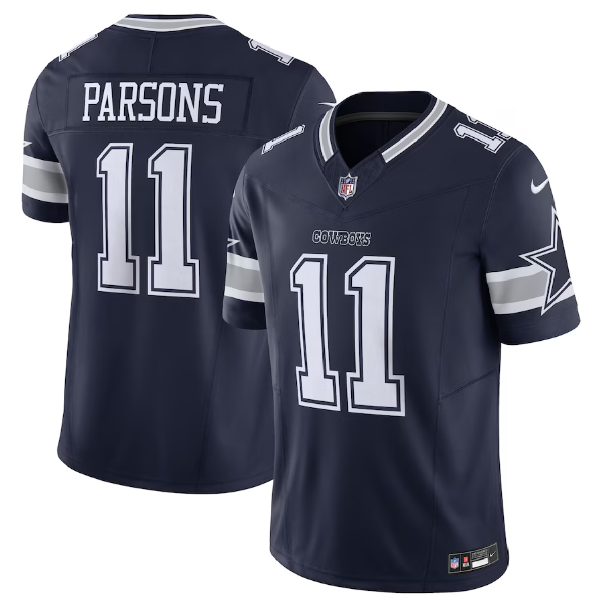 Navy Dallas Cowboys #11 Micah Parsons 2023 F.U.S.E. Vapor Limited Stitched Football Jersey - DLC369