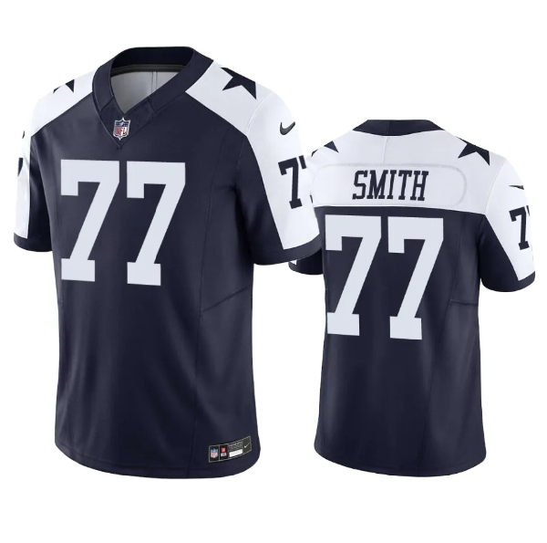 Navy Dallas Cowboys #73 Tyler Smith 2023 F.U.S.E. Vapor Limited Stitched Football Jersey - DLC175