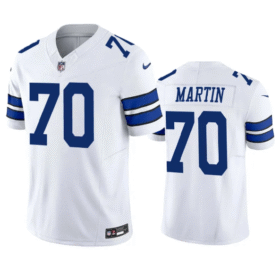 White Dallas Cowboys #70 Zack Martin 2023 F.U.S.E. Vapor Limited Stitched Football Jersey - DLC121