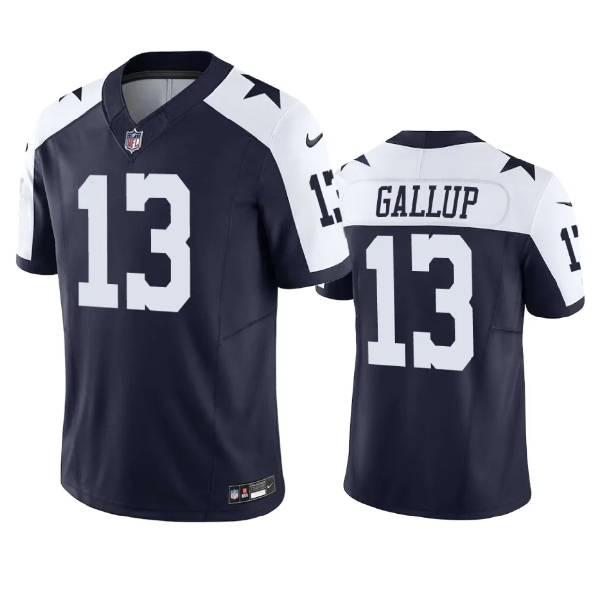Navy Dallas Cowboys #13 Michael Gallup 2023 F.U.S.E. Vapor Limited Stitched Football Jersey - DLC155