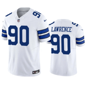 White Dallas Cowboys #90 Demarcus Lawrence 2023 F.U.S.E. Vapor Limited Stitched Football Jersey - DLC380