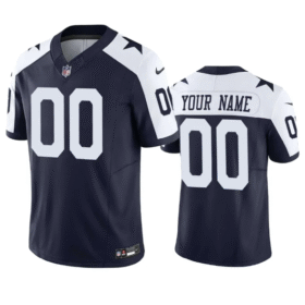 Navy Dallas Cowboys Active Player Custom 2023 F.U.S.E. Vapor Limited Stitched Football Jersey - DLC20