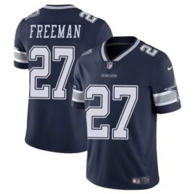 Navy Dallas Cowboys #27 Royce Freeman Vapor Untouchable Limited Stitched Football Jersey - DLC43
