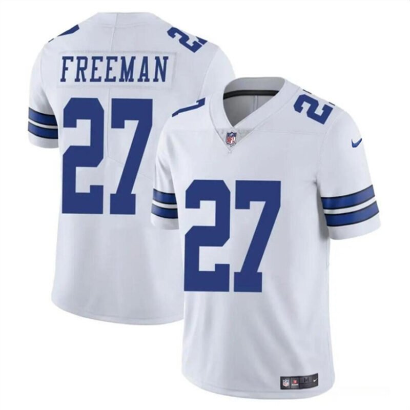White Dallas Cowboys #27 Royce Freeman Vapor Untouchable Limited Stitched Football Jersey - DLC130