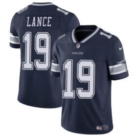Navy Dallas Cowboys #19 Trey Lance Vapor Untouchable Limited Stitched Football Jersey - DLC397