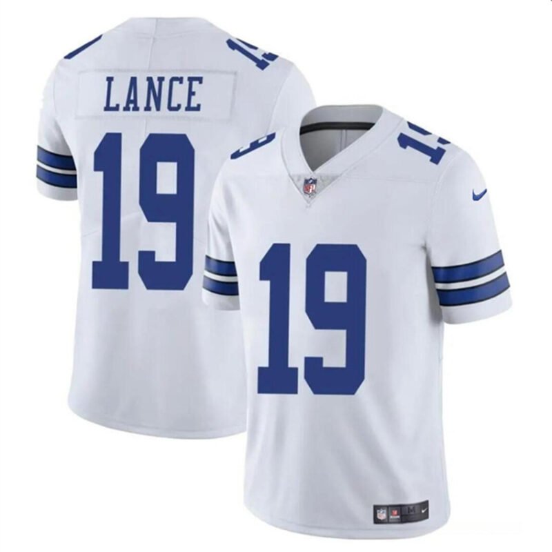 White Dallas Cowboys #19 Trey Lance Vapor Untouchable Limited Stitched Football Jersey - DLC16