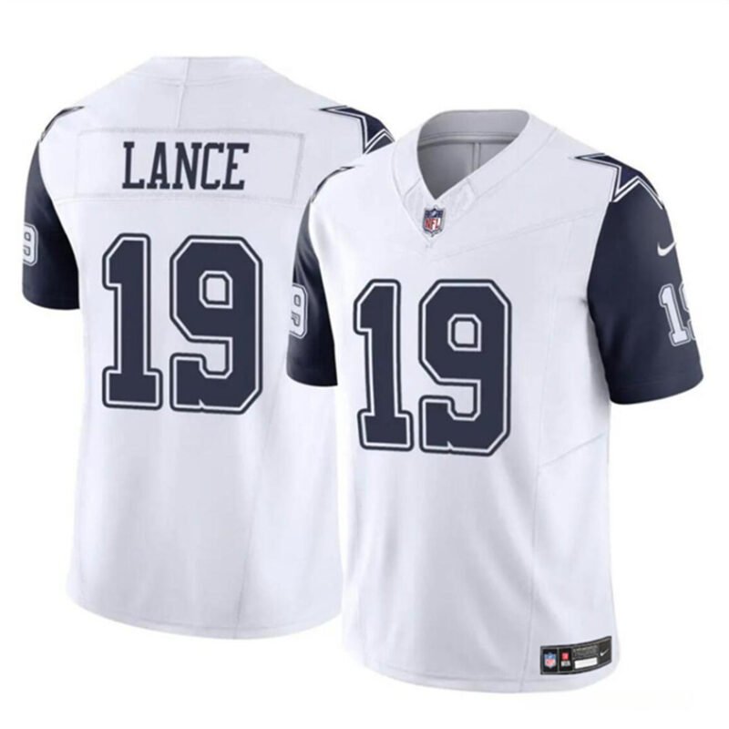 White Dallas Cowboys #19 Trey Lance 2023 F.U.S.E Vapor Untouchable Limited Stitched Football Jersey - DLC40