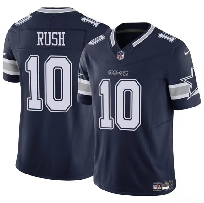 Navy Dallas Cowboys #10 Cooper Rush 2023 F.U.S.E Vapor Untouchable Limited Stitched Football Jersey - DLC457