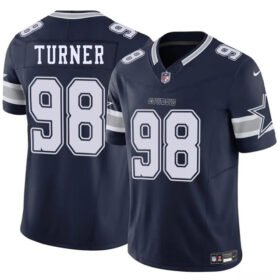 Navy Dallas Cowboys #98 Payton Turner 2025 F.U.S.E Vapor Untouchable Limited Stitched Football Jersey - DLC24