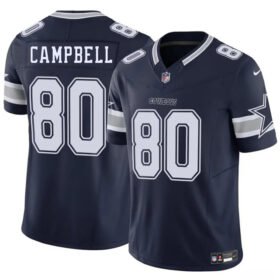 Navy Dallas Cowboys #80 Parris Campbell 2025 F.U.S.E Vapor Untouchable Limited Stitched Football Jersey - DLC202
