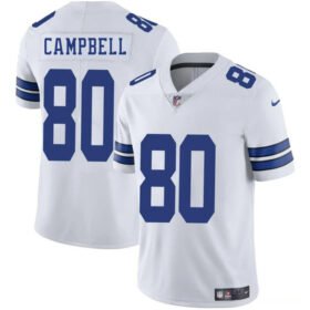 White Dallas Cowboys #80 Parris Campbell 2025 Vapor Untouchable Limited Stitched Football Jersey - DLC266