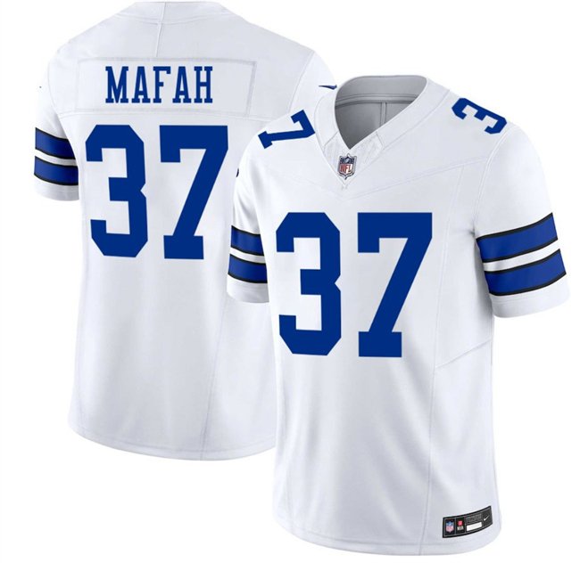 White Dallas Cowboys #37 Phil Mafah 2025 F.U.S.E Vapor Untouchable Limited Stitched Football Jersey - DLC324